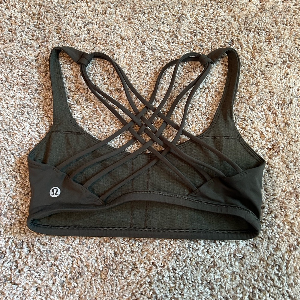 Lululemon Free to Be Wild Strappy Sports Bra